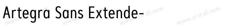 Artegra Sans Extende字体转换